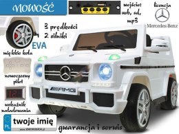 MERCEDES G65 AMG NA AKUMULATOR Koła miękkie EVA Wersja Exclusive MIĘKKIE KOŁA 2X45W