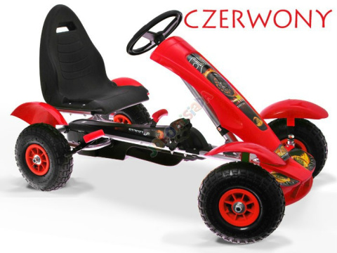 Sportowy Gokart na pedały F618 Obciążenie do 50 kg!