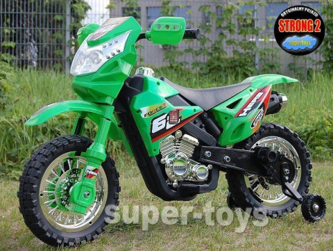 DUŻY MOTOR CROSS 2 STRONG 2 Z DŹWIĘKAMI I Ś ZP-3999A POJAZDY NA AKUMULATOR DLA DZIECI