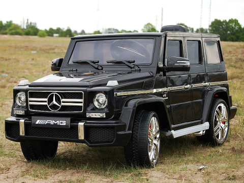 AUTO NA AKUMULATOR MERCEDES G63 AMG 2x45W, OTWIERANE DRZWI MOCNY, MIĘKKIE KOŁA POJAZDY NA AKUMULATOR DLA DZIECI