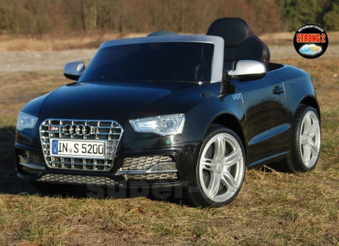 AUTO NA AKUMULATOR ORYGINALNE AUDI S5 Inteligentny Pilot 2.4 Ghz, MIĘKKIE SIEDZENIE Samochody na akumulator dla dzieci