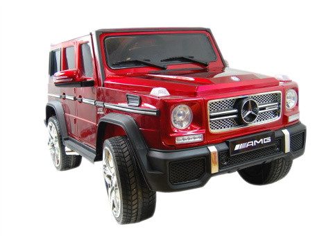 SAMOCHÓD NA AKUMULATOR MERCEDES G65 AMG 2.4G LAKIEROWANY DWA SILNIKI, OTWIERA DRZWI, MOCNY MIĘKKIE KOŁA, LAKIER/G65