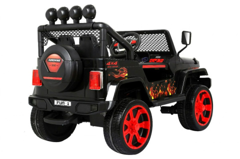 MEGA JEEP DRIFFTER EXCLUSIVE DLA 2 DZIECI, WOLNY START/ LAKIER. MIĘKKIE SIEDZENIE HP-011