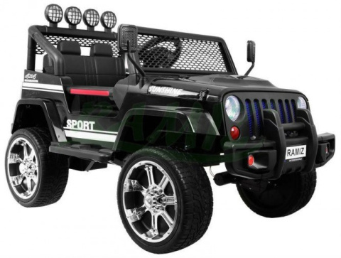 MEGA JEEP DRIFFTER EXCLUSIVE DLA 2 DZIECI, WOLNY START/ LAKIER. MIĘKKIE SIEDZENIE HP-011