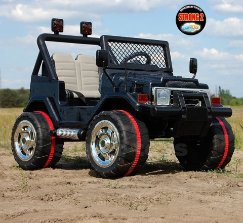 MEGA JEEP DRIFFTER EXCLUSIVE DLA 2 DZIECI, WOLNY START/ LAKIER. MIĘKKIE SIEDZENIE HP-011