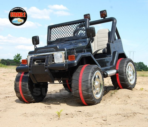 MEGA JEEP DRIFFTER EXCLUSIVE DLA 2 DZIECI, WOLNY START/ LAKIER. MIĘKKIE SIEDZENIE HP-011