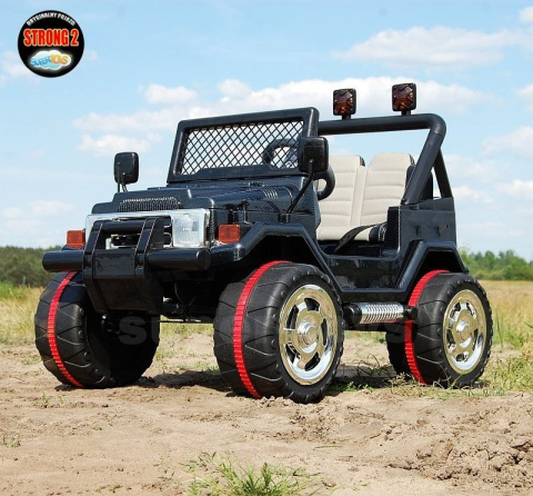 MEGA JEEP DRIFFTER EXCLUSIVE DLA 2 DZIECI, WOLNY START/ LAKIER. MIĘKKIE SIEDZENIE HP-011