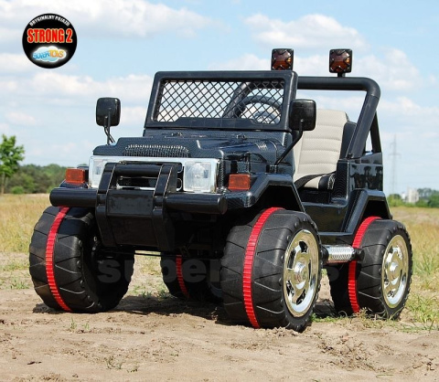 MEGA JEEP DRIFFTER EXCLUSIVE DLA 2 DZIECI, WOLNY START/ LAKIER. MIĘKKIE SIEDZENIE HP-011