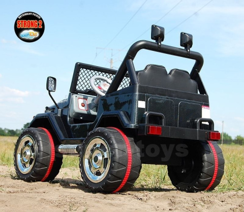 MEGA JEEP DRIFFTER EXCLUSIVE DLA 2 DZIECI, WOLNY START/ LAKIER. MIĘKKIE SIEDZENIE HP-011