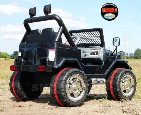 MEGA JEEP DRIFFTER EXCLUSIVE DLA 2 DZIECI, WOLNY START/ LAKIER. MIĘKKIE SIEDZENIE HP-011