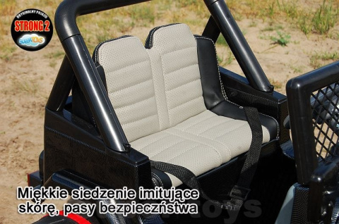 MEGA JEEP DRIFFTER EXCLUSIVE DLA 2 DZIECI, WOLNY START/ LAKIER. MIĘKKIE SIEDZENIE HP-011