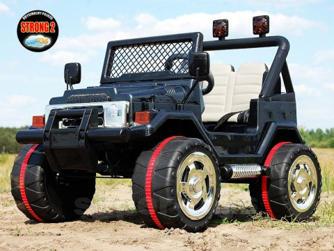 MEGA JEEP DRIFFTER EXCLUSIVE DLA 2 DZIECI, WOLNY START/ LAKIER. MIĘKKIE SIEDZENIE HP-011