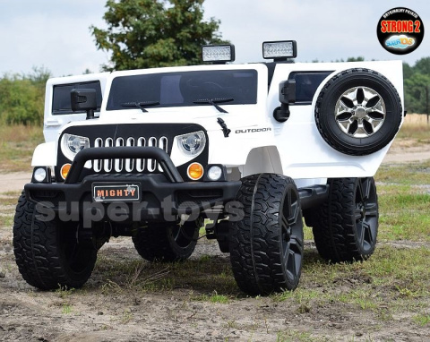 MEGA JEEP DRIFFTER EXCLUSIVE DLA 2 DZIECI, WOLNY START/ LAKIER. MIĘKKIE SIEDZENIE HP-011