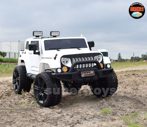 MEGA JEEP DRIFFTER EXCLUSIVE DLA 2 DZIECI, WOLNY START/ LAKIER. MIĘKKIE SIEDZENIE HP-011