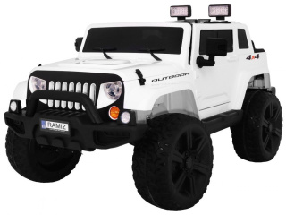 DWUOSOBOWY JEEP MIGHTY, NAPĘD 4X4, WOLNY START, MIĘKKIE KOŁA, EXCLUSIVE/HL-1668