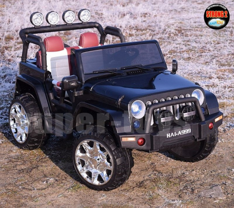 JEEP HAI EXCLUSIVE DLA 2 DZIECI, WOLNY START, MIĘKKIE KOŁA, 4X4, MIĘKKIE SIEDZENIE/A999