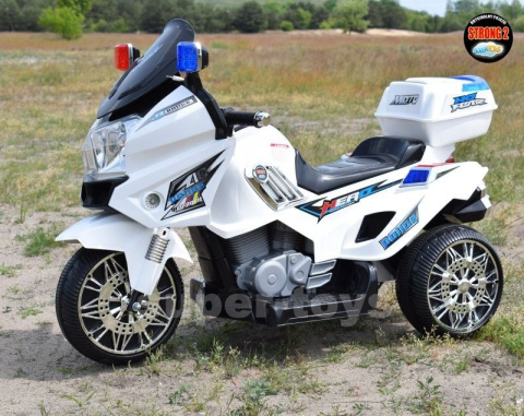 MEGA WIELKI MOTOR POLICYJNY HERO POLICJA Z DŹWIĘKAMI NOWOŚĆ / 8815 12 V