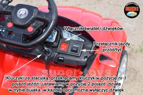 Auto na akumulator ROADSTER 1098 Z FUNKCJĄ BUJANIA/1098