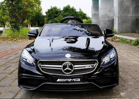 AUTO BATTERY MERCEDES S63 AMG LICENSE, SOFT WHEELS EVA FULL OPTION/HL169 battery Vehicles for children