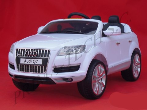 DWUOSOBOWE AUDI Q7 NA LICENCJI 2x35W Koła EVA AUTO NA AKUMULATOR