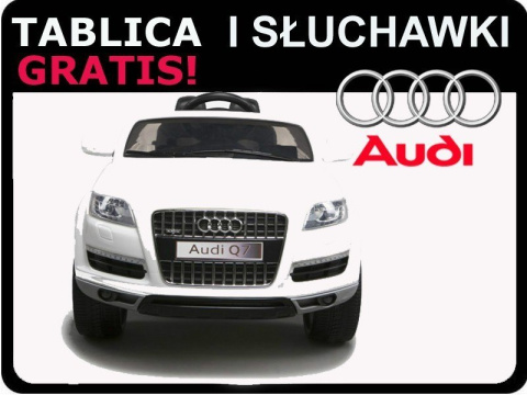 DWUOSOBOWE AUDI Q7 NA LICENCJI 2x35W Koła EVA AUTO NA AKUMULATOR