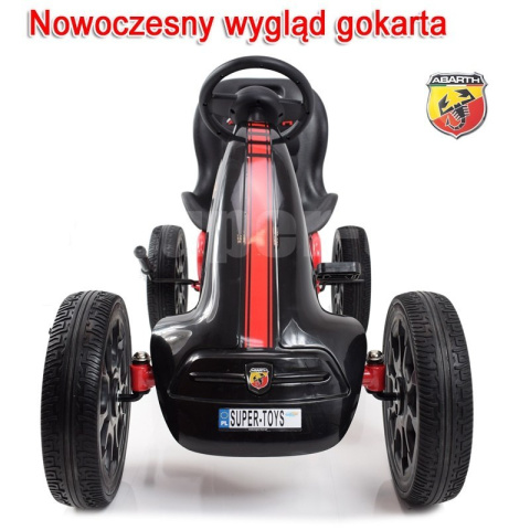 GOKART FIAT ABARTH LICENCJONOWANY KOŁA EVA/PB9388A