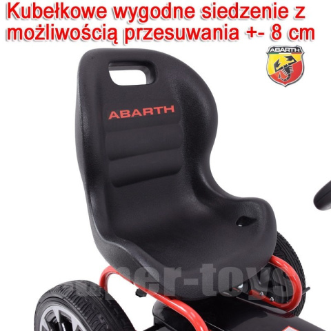 GOKART FIAT ABARTH LICENCJONOWANY KOŁA EVA/PB9388A