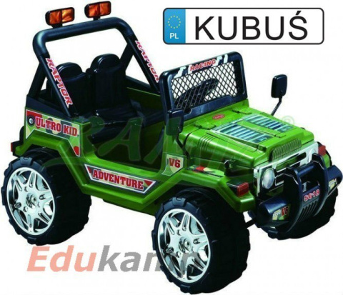 AUTO na AKUMULATOR JEEP RAPTOR DRIFTER STRONG 2.4Ghz 2x45W + TABLICE