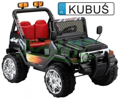 AUTO na AKUMULATOR JEEP RAPTOR DRIFTER STRONG 2.4Ghz 2x45W + POKROWIEC + TABLICE