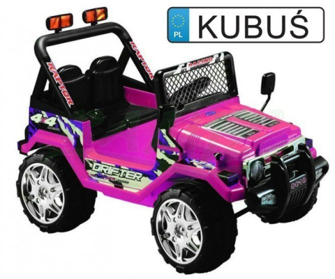 AUTO na AKUMULATOR JEEP RAPTOR DRIFTER STRONG 2.4Ghz 2x45W + POKROWIEC + TABLICE