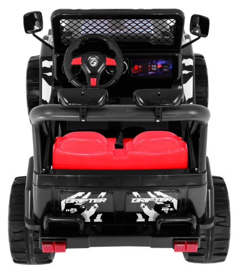 AUTO na AKUMULATOR JEEP RAPTOR DRIFTER STRONG 2.4Ghz 2x45W + POKROWIEC + TABLICE