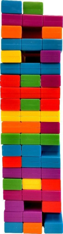 Gra Tetris Jenga 0146 JENGA TETRIS kolorowe klocki układanka (0146)