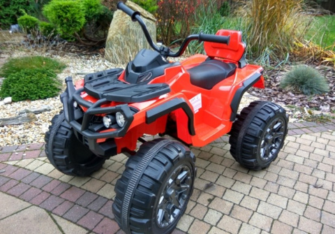 LARGE QUAD 2x45W SOFT SEAT, LARGE FOAM WHEELS + AMORTYZOTORY + SMART REMOTE CONTROL + USB FM RADIO MP3