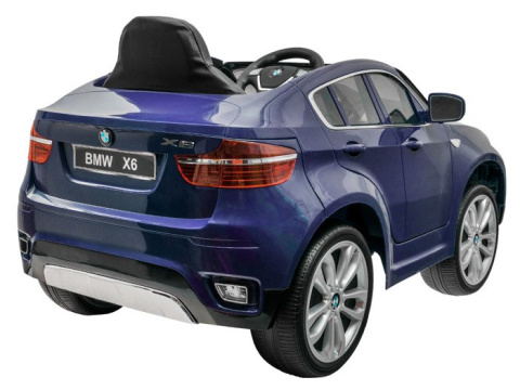 BMW X6 na licencji 2x45W na piankowych kołach EVA Pilot 2.4z kontrolą rodzicielską samochody dla dzieci