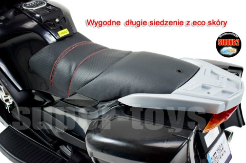 Pojazd na akumulator SZYBKI MOTOR ŚCIGACZ 118, MIĘKKIE KOŁA, MIĘKKIE SIEDZENIE, GAZ W RĄCZCE, HAMULEC HZB118