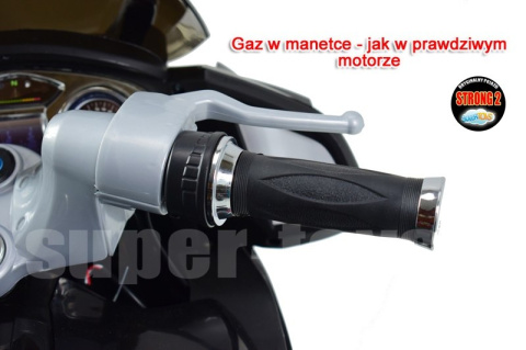 Motor na akumulator HZB118 Pojazd na akumulator SZYBKI MOTOR ŚCIGACZ 118, MIĘKKIE KOŁA, MIĘKKIE SIEDZENIE, GAZ W RĄCZCE /HZB118