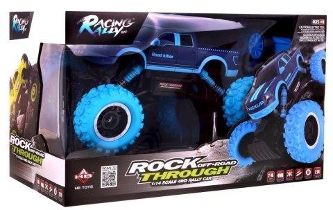 Autko Crawler Rock Through R/C 2,4 Ghz Niebieskie