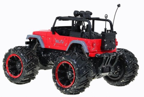 Autko Terenowe Jeep R/C 2.4G 1:16 Czerwony