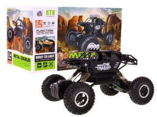 Auto 1:14 Metalowy Crawler 4x4 Łazik R/C 2.4G Czarny