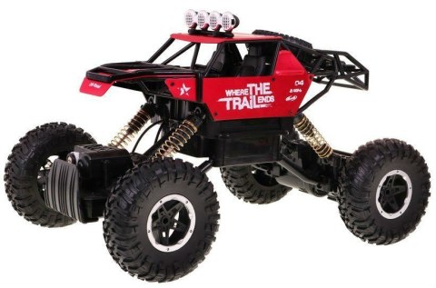 Auto 1:14 Metalowy Crawler 4x4 Łazik R/C 2.4G Czerwone