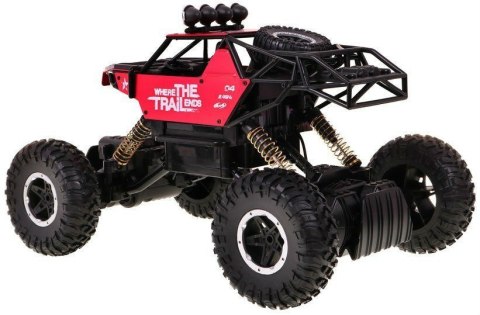 Auto 1:14 Metalowy Crawler 4x4 Łazik R/C 2.4G Czerwone