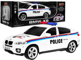 Auto 1:14 R/C Licencjonowany Radiowóz Bmw X6 Policja