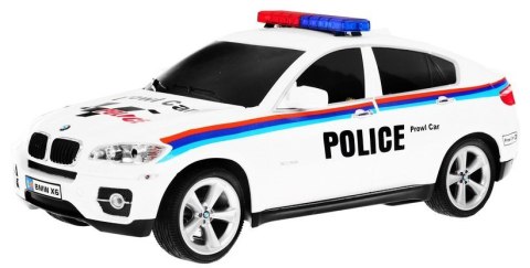 Auto 1:14 R/C Licencjonowany Radiowóz Bmw X6 Policja