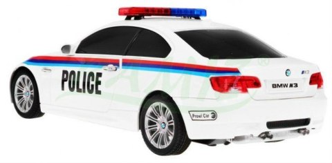 Auto 1:18 R/C Licencjonowany Radiowóz Bmw M3 Policja