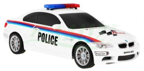 Auto 1:18 R/C Licencjonowany Radiowóz Bmw M3 Policja