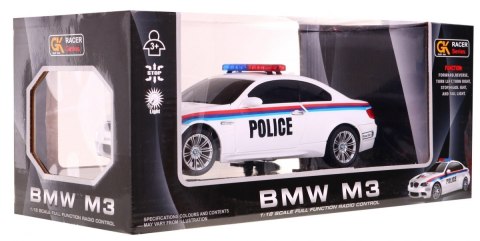 Auto 1:18 R/C Licencjonowany Radiowóz Bmw M3 Policja