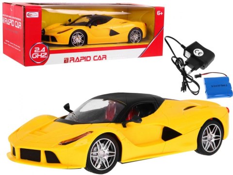 Auto R/C 2.4G Rapid Car 1:16 Żółte