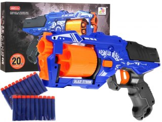 Blaze Storm Pistolet Niebieski 20 Naboi