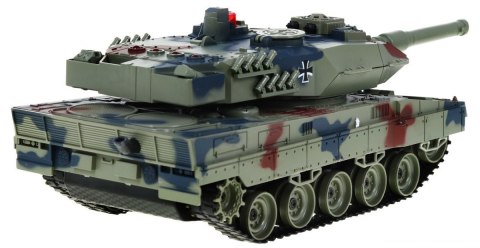 Czołg R/C 2.4G Z Dymem LEOPARD 2 A6 Zielony