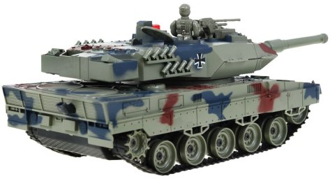 Czołg R/C 2.4G Z Dymem LEOPARD 2 A6 Zielony